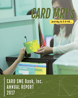 Annual Report 2017 (CARD SME Bank, Inc.)