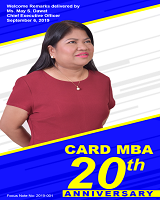 CARD MBA 20th Anniversary