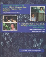 Special Credit Programs for the Poorest and A Longitudinal Study of Some Clients of CARD